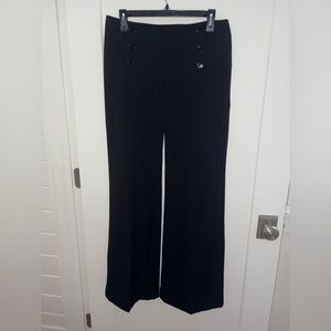 Express cuffed wide leg sailor style pant sz 8R EUC LN